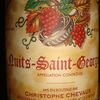 Nuits Saint George Christophe Chivaux 2008