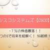 【CSCO】シスコシステムズ ｰ７％の株価暴落！！ ３つのSで将来を紐解く！ 5G銘柄！！