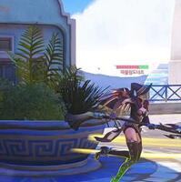 【Overwatch】トールビョーンのタレットをマーシーの頭の上に乗せて空から敵を蹂躙する！？