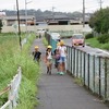 登校の風景　東方面