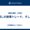 宵越しの崩壊トレード、そして..