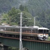 急行「飯田線80周年秘境駅号」を豊橋駅と渡らずの鉄橋にて