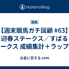 【週末競馬ガチ回顧 #63】迎春ステークス／すばるステークス 成績集計＋ラップ分析