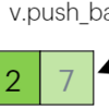 C++ vector 追加と削除(push_back, insert, erase, etc)