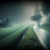 雨の日の通学路