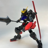 HG 1/144 ガンダムバルバトス ソリッドクリア を塗装してみた