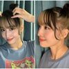 TWICEモモ、新しいヘアスタイルを公開…金と黒のツートンカラーに！