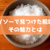 ダイソーで見つけた粗塩！その魅力とは
