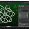Grok　blender4.3 アドオン　骨格額縁　20250224