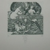 Harry Jurgens蔵書票「バイロスへのオマージュ」｜銅版画・エッチング〜を古書象々ホームページにアップいたしました。
