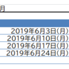 年と月を指定して各週の月曜日と金曜日を求める