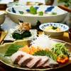 ☆豆腐と豚ミンチのレンジ蒸し＆お刺身☆