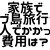 セブ島旅行！家族4人でかかった費用【5泊7日の旅】