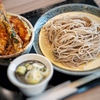 ミニ天丼とざる蕎麦。