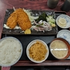 西川口の「あおき食堂」でイワシフライと刺し身定食を食べました🐟️