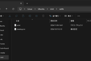 WindowsのGUI環境でSSHFSを使用する方法