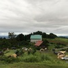 松之山 大厳寺高原キャンプ その５　朝のフリスビー