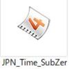 ＭＴ４で日本時間を表示する方法 （①「JPN_Time_SubZero」②「JPN_Time_Sub」）