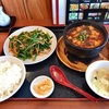 誉田の王府で新メニュー「陳麻婆豆腐＋にんにくの芽と豚肉炒め」を食べてみた