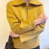 一枚で旬なコーディネートになるハーフZIPプルオーバー