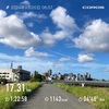 30度、風、中強度走