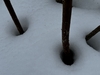 根開き　雪の下は春