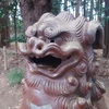 常磐神社とクスノキ、狛犬たち