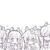 【創作】年賀状下絵イラスト(*´︶`*)❤︎