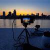 Viltrox AF 28mm F4.5 上海濱江大道夕日タイムラプス・寒すぎてライトアップまで待てなかった