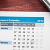 手軽で使い勝手の良いCompact Calendar 2013