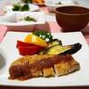 ☆豚肉のソテー♪ガーリックオニオンソース☆