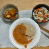 糠床復活。スパイスカレー。カボチャ煮。