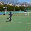初テニス