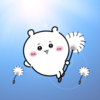 綿毛に乗って　〜空へ昇るちいかわ〜