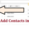 How Can I Add Contacts in Gmail?