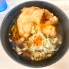 雑賀屋（京成関屋/牛田）唐揚げ太麺そば〔平麺〕＋特大エビフライ