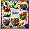インスタ映え確実！見た目も美しい彩り野菜のサラダレシピ10選、材料、作り方