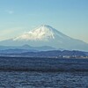 江の島からの富士山