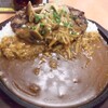 今夜はＣｏＣｏ壱番屋の粗びきグリルハンバーグ鉄板カレーいただきました