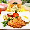 ♪照り焼きチキン＆ほうれん草の粒マスタードあえ♪