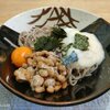 ねばねばバクダン十割蕎麦。水炊き(3日目)。