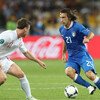 　Italy's sparkling diamond Andrea Pirlo torments England