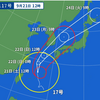 台風17号接近中・・・！