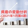 2021年1月第4週 資産の変動分析