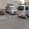 会社の駐車場に到着。明日の準備をしていたら、