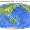 2011年東北地方太平洋沖地震　その３：　環太平洋地域での報道１　北中南米地域