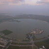 上海のミステリーサークル湖？