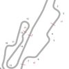 ムジェロサーキット　コース図　フリー素材　（イタリア）