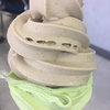 ほうじ茶抹茶ソフト