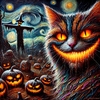 笑う闇の番人 ～ハロウィンの邪悪な猫